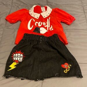 Disney store Cruella girls set